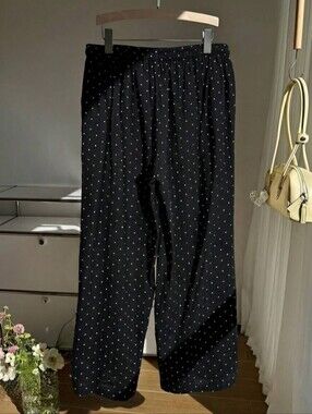Sabrina Lauren Women's Black Drawstring Pants